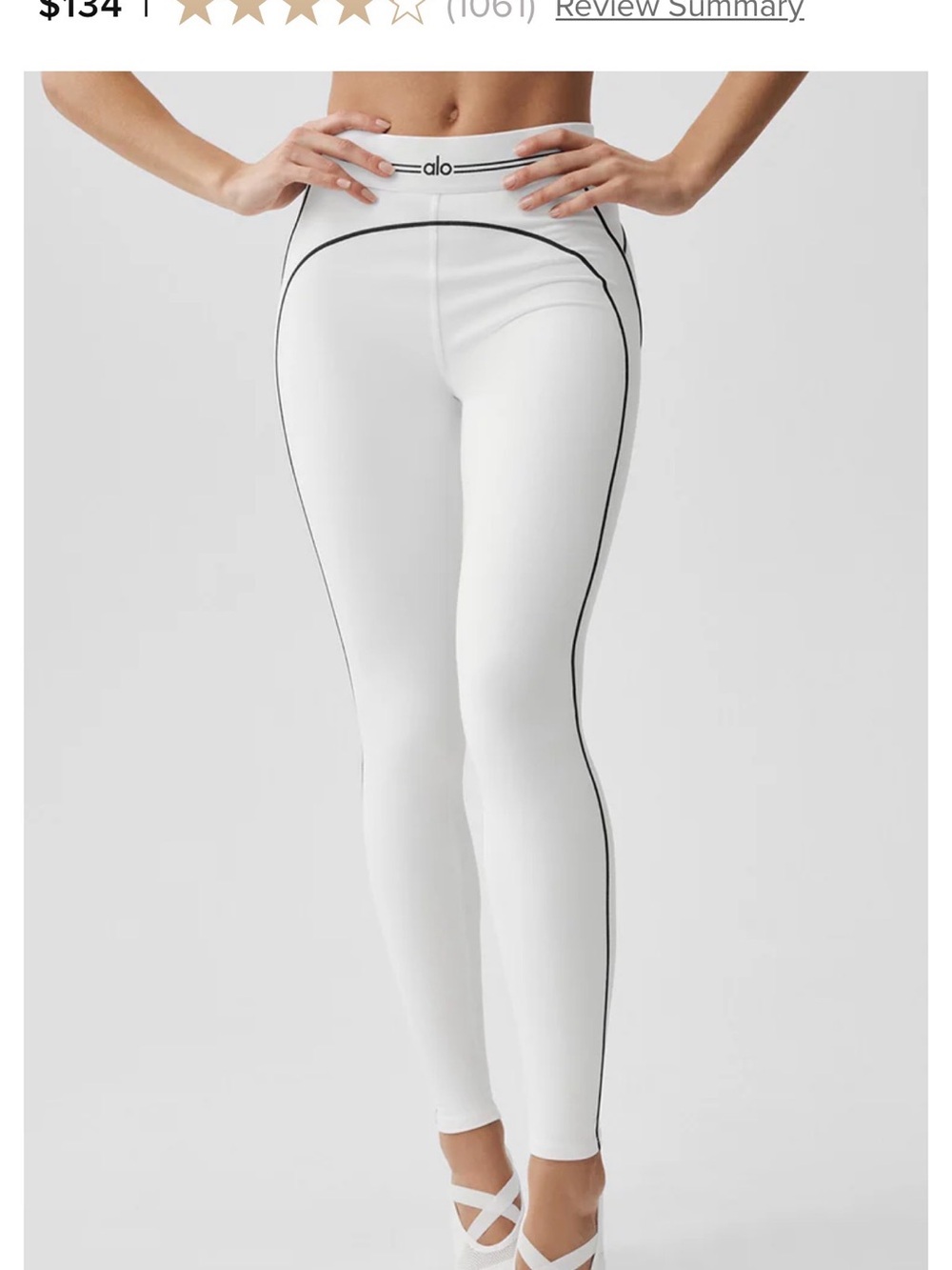 Alo Airbrush High-Waist Heart Throb Legging
